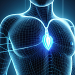 **Prompt:** A vivid conceptual image representing the "heartbeat of the user" in digital product development. A central, glowing human heart emits subtle light, symbolizing deep user engagement and loyalty. Around it, blurred and secondary, are abstract digital elements like data points and charts, emphasizing that qualitative insight and user connection are paramount over raw, superficial numbers. The overall mood is insightful, empathetic, and focused on genuine understanding.