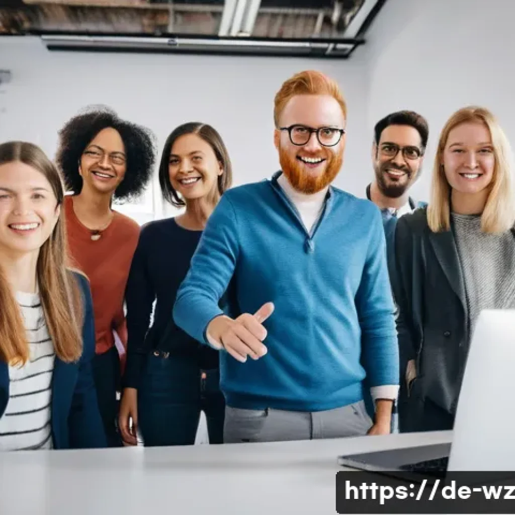 MVP와 완전 제품의 차이점 - **Prompt:** A dynamic, wide-angle photographic shot of a diverse, casually dressed German startup te...